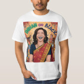 Indiaas of zwart | Kamala Harris T-shirt (Voorkant)