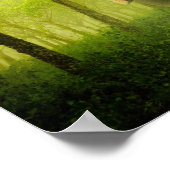 Indiaas olifant verouderend groot zoogdiergroen bo poster (Hoek)