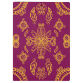 Indiaas ontwerp klembord (Achterkant)