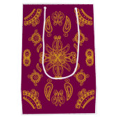Indiaas ontwerp medium cadeauzakje (Achterkant)