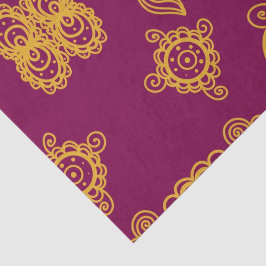 Indiaas ontwerp tissuepapier (Detail)