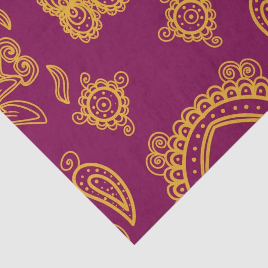 Indiaas ontwerp tissuepapier (Detail)