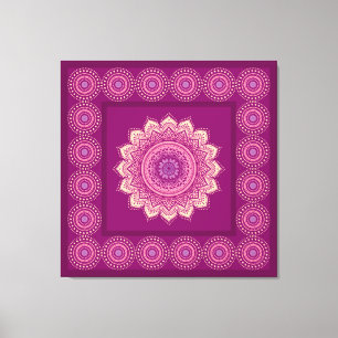 Indiaas ornament canvas afdruk