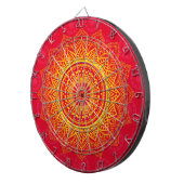 Indiaas ornament dartbord (Voorkant Rechts)