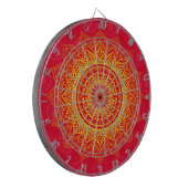 Indiaas ornament dartbord (Voorkant Links)