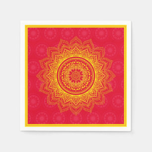 Indiaas ornament servetten
