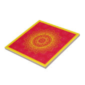 Indiaas ornament tegeltje (Zijkant)