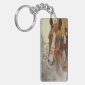 Indiaas paard sleutelhanger (Voorkant Links)