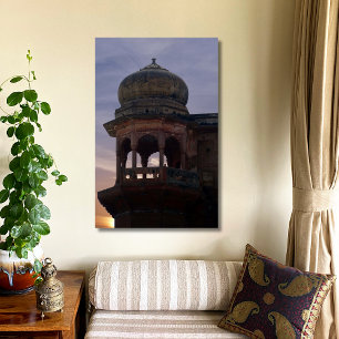 Indiaas palehoek foto afdruk