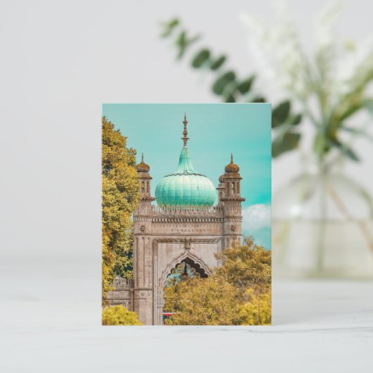 Indiaas paleis briefkaart (Staand voorkant)