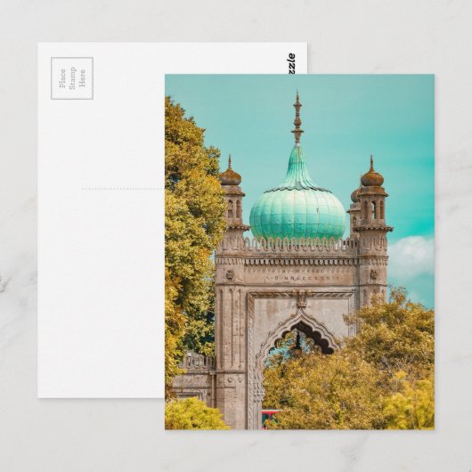 Indiaas paleis briefkaart (Voorkant / Achterkant)