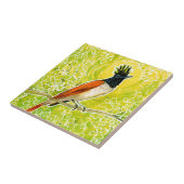 Indiaas paradise brochure Tropische vogelstand Tegeltje (Zijkant)