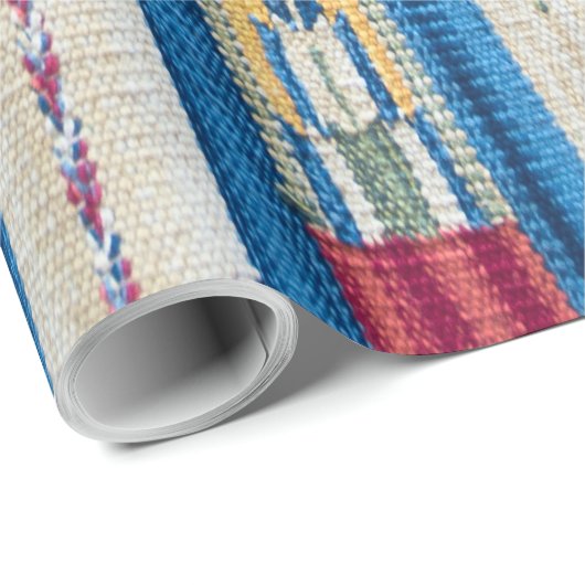 Indiaas patroon cadeaupapier (Rol Hoek)