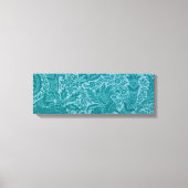 Indiaas Patroon (door William Morris) Canvas Afdruk (Voorkant)