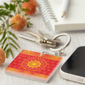 Indiaas patroon sleutelhanger (Voorkant Rechts)