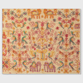 Indiaas patroon van fabricindian, stof, india, of cadeaupapier (Vlak)