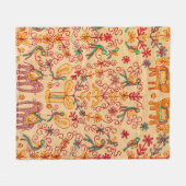 Indiaas patroon van fabricindian, stof, india, of fleece deken (Voorkant (Horizontaal))