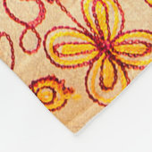 Indiaas patroon van fabricindian, stof, india, of fleece deken (Hoek)