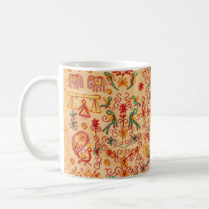 Indiaas patroon van fabricindian, stof, india, of koffiemok
