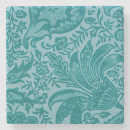 Indiaas Pattern (door William Morris) Stone Onderz Stenen Onderzetter