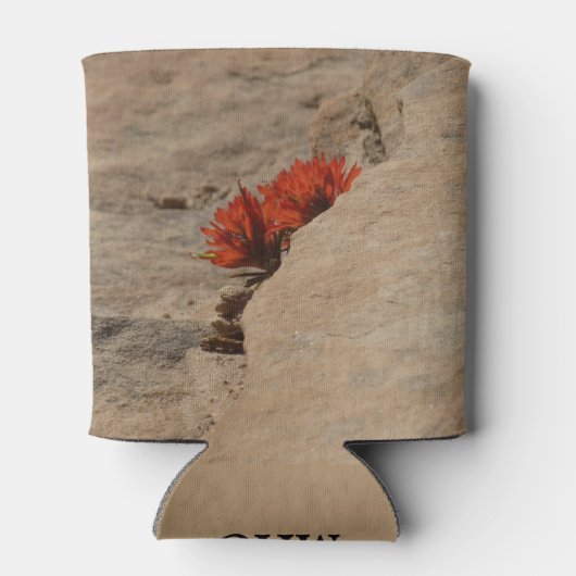 Indiaas penseel in Rocks bij Zion Blikjeskoeler (Achterkant)