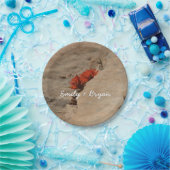 Indiaas penseel in Rocks bij Zion Papieren Bordje (Feest)