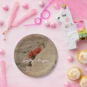 Indiaas penseel in Rocks bij Zion Papieren Bordje (Feest)