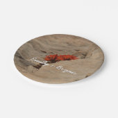 Indiaas penseel in Rocks bij Zion Papieren Bordje (Gekanteld)