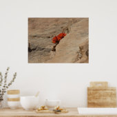 Indiaas penseel in Rocks bij Zion Poster (Keuken)