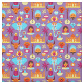 Indiaas pictogram stof (Swatch)