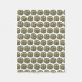 Indiaas restaurant voor voedselkeukens Chicken Bir Fleece Deken (Voorkant)