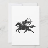 Indiaas rijppaard - Kies achtergrondkleur Kaart (Achterkant)