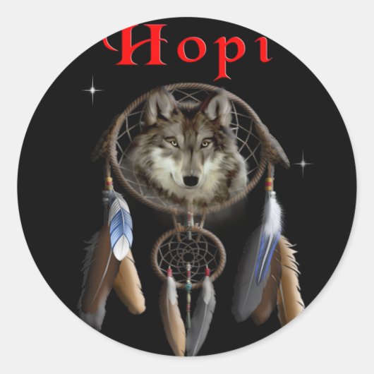 Indiaas Ronde Sticker (Voorkant)