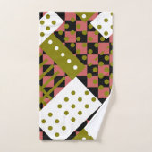 Indiaas rood en groen bad handdoek (Handdoek)