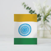 INDIAAS SCHILD BRIEFKAART (Staand voorkant)