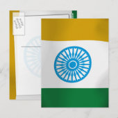 INDIAAS SCHILD BRIEFKAART (Voorkant / Achterkant)