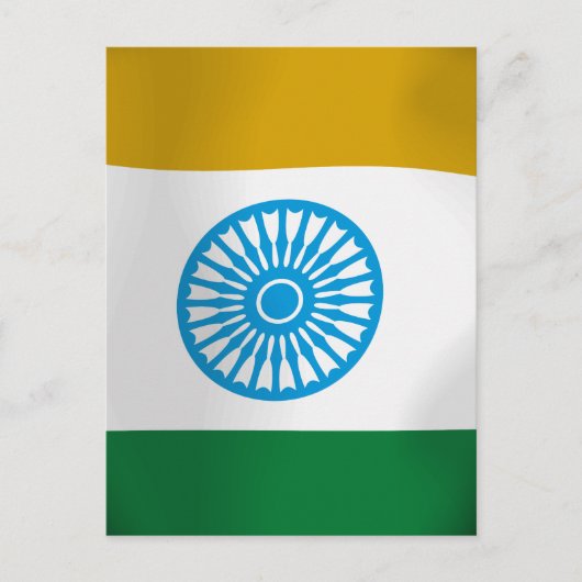 INDIAAS SCHILD BRIEFKAART (Voorkant)