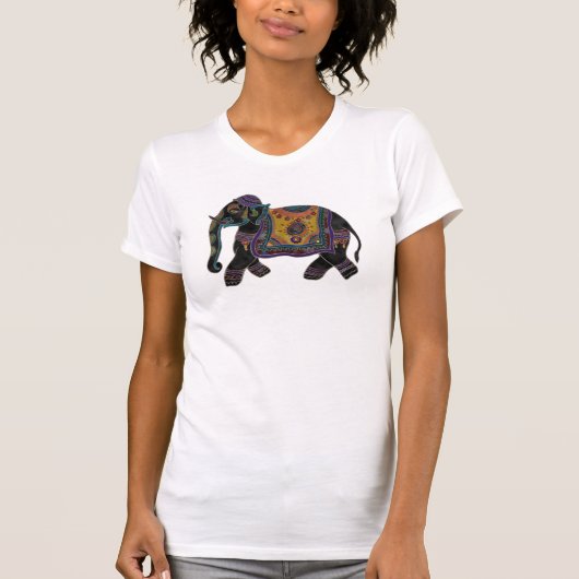 Indiaas Shirt voor olifantenkunst (Voorkant)