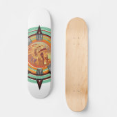 Indiaas skateboard voor testpatronen (Voorkant)