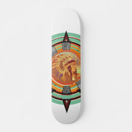 Indiaas skateboard voor testpatronen
