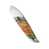 Indiaas skateboard voor testpatronen (Voorkant)
