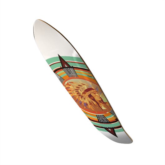 Indiaas skateboard voor testpatronen (Voorkant)