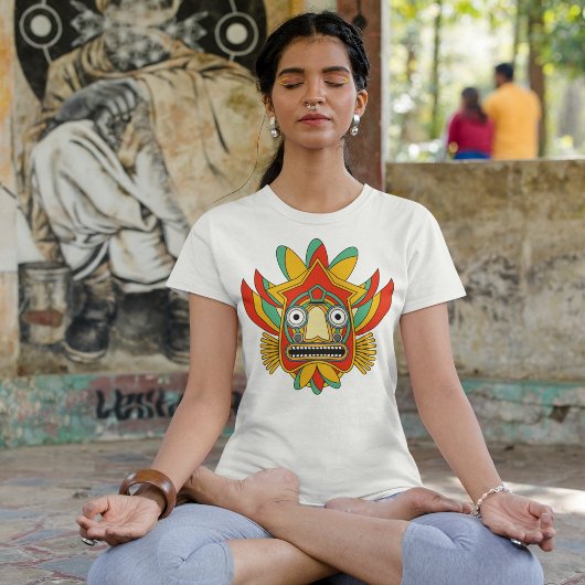 Indiaas stammenmasker t-shirt