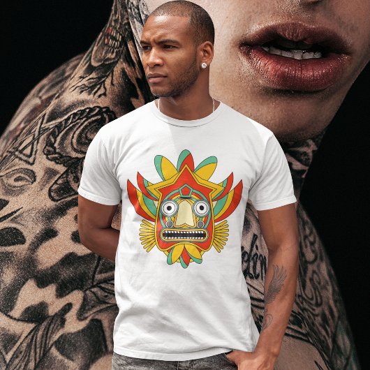 Indiaas stammenmasker t-shirt