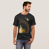 Indiaas stammodel T-shirt - zwart (Voorkant volledig)