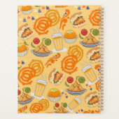 Indiaas Street Food Pattern Kleurrijke Feestelijke Planner (Achterkant)