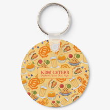 Indiaas Street Food Pattern Kleurrijke Feestelijke