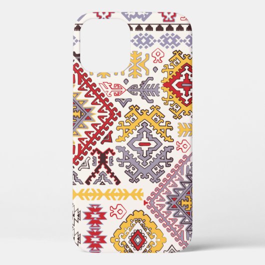 Indiaas tapijt, paisley mandala, yoga Case-Mate iPhone case (Achterkant)