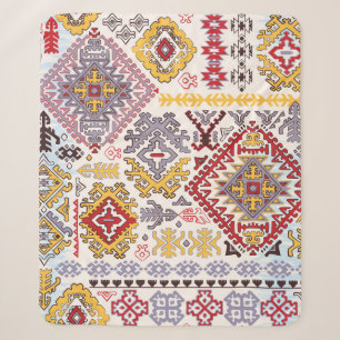 Indiaas tapijt, paisley mandala, yoga sherpa deken