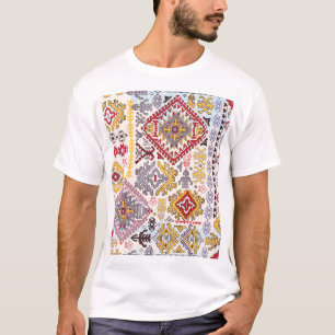 Indiaas tapijt, paisley mandala, yoga t-shirt